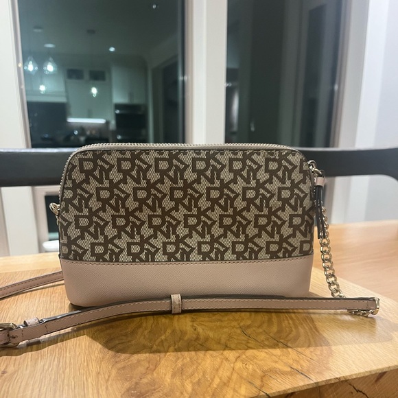 Borsa Shopper DKNY Bryant Logo | Beige/rosso | Dimensioni 41x24x7,5 Cm - 3
